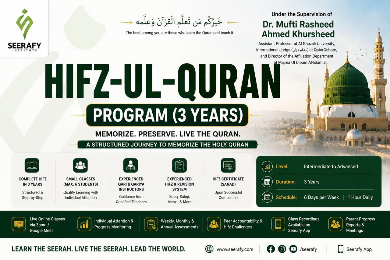 Hifz-ul-Quran Program (3 Years)